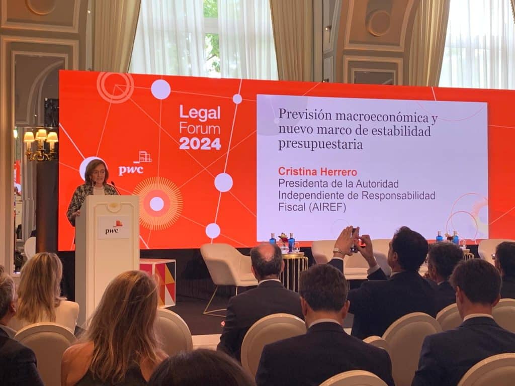 Crisina Herrero en Legal Forum de PwC 2024