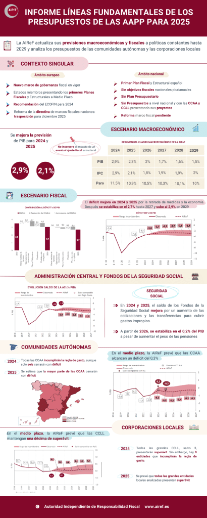 Infografía Informe Líneas Fundamentales AAPP 2025